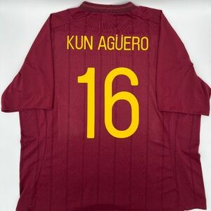 Aguero #16 Manchester City 2012/2013 Away ORIGINAL Umbro VTG Soccer Jersey (XXL)